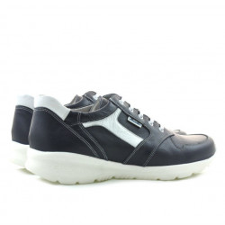 Męskie buty sportowe 827 indygo+białe
