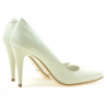 Eleganckie buty damskie 1246 lakierowane beż01