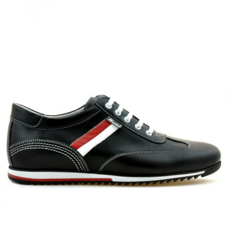 Buty sportowe męskie 807 czarne+białe