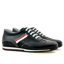 Buty sportowe męskie 807 czarne+białe