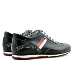 Buty sportowe męskie 807 czarne+białe