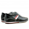 Buty sportowe męskie 807 czarne+białe