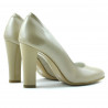 Eleganckie damskie buty 1214 lakier beżowy02