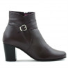 Damskie botki 1160 bordo