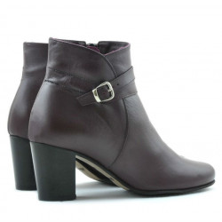 Damskie botki 1160 bordo