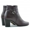 Damskie botki 1160 bordo