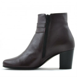 Damskie botki 1160 bordo