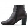 Damskie botki 1160 bordo