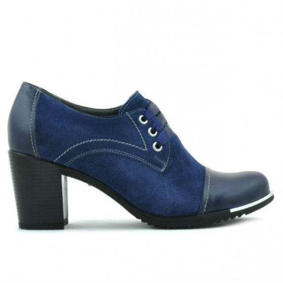 Damskie buty casual 667 indigo kombinowane