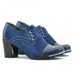 Damskie buty casual 667 indigo kombinowane
