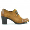 Damskie buty casual 667 brązowe kombinowane