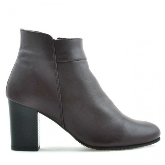 Damskie botki 1159 bordo