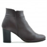 Damskie botki 1159 bordo