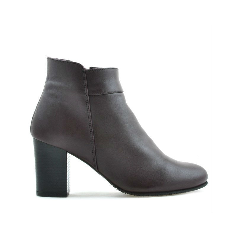 Damskie botki 1159 bordo