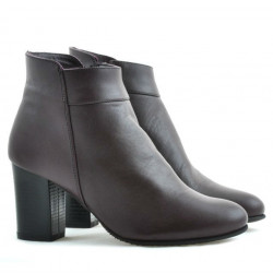 Damskie botki 1159 bordo