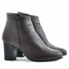 Damskie botki 1159 bordo