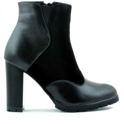 Buty damskie 1162 czarno-kombinowane