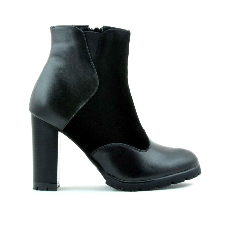 Buty damskie 1162 czarno-kombinowane