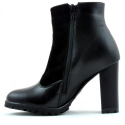 Buty damskie 1162 czarno-kombinowane