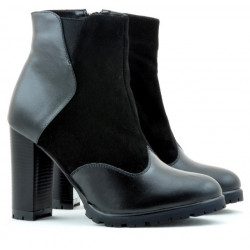 Buty damskie 1162 czarno-kombinowane