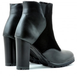 Buty damskie 1162 czarno-kombinowane