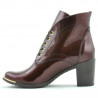 Damskie kozaki 3299 lakierowane bordo