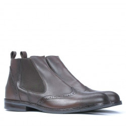 Buty męskie 485 brązowe