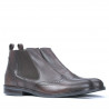 Buty męskie 485 brązowe
