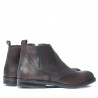 Buty męskie 485 brązowe