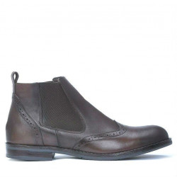 Buty męskie 485 brązowe
