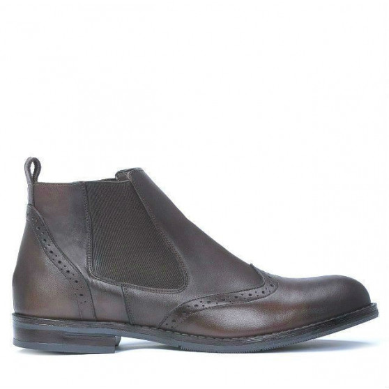 Buty męskie 485 brązowe