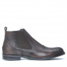 Buty męskie 485 brązowe