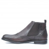 Buty męskie 485 brązowe