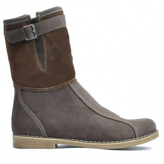 Buty damskie 3249 tuxon cafe kombinowane