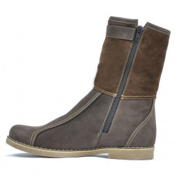 Buty damskie 3249 tuxon cafe kombinowane