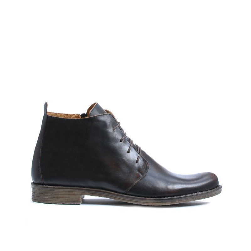 Buty męskie 412 a brązowe