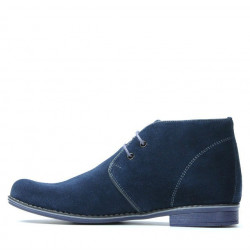 Buty młodzieżowe 464 zamszowe indygo