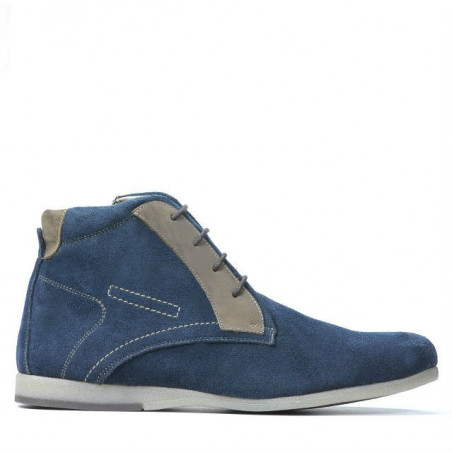Buty męskie 474 indygo welur