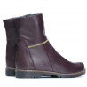 Damskie botki 3306 bordo