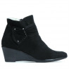 Buty damskie 242 czarny welur