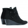 Buty damskie 242 czarny welur