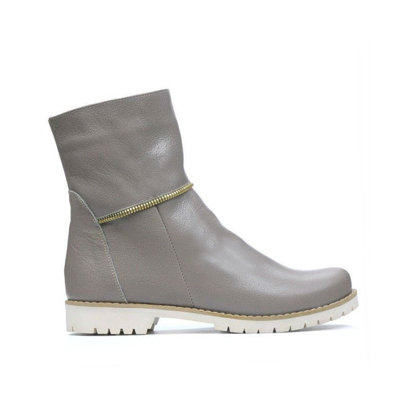 Botki damskie 3306 piaskowe