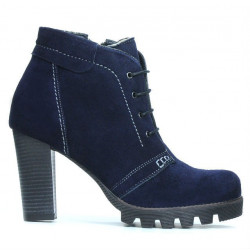 Botki damskie 1137 indigo antylopa
