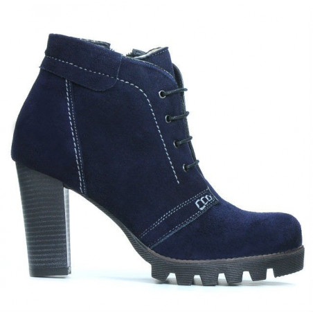 Botki damskie 1137 indigo antylopa