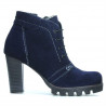 Botki damskie 1137 indigo antylopa