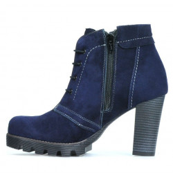 Botki damskie 1137 indigo antylopa