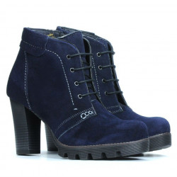Botki damskie 1137 indigo antylopa