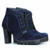 Botki damskie 1137 indigo antylopa