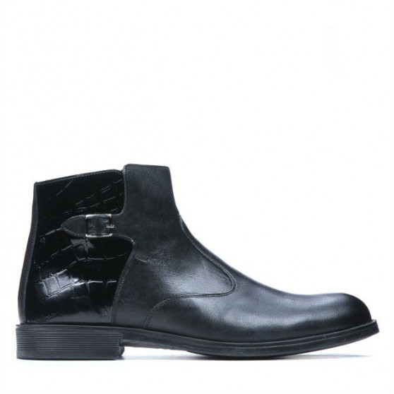 Buty męskie 488 czarno-komibowane