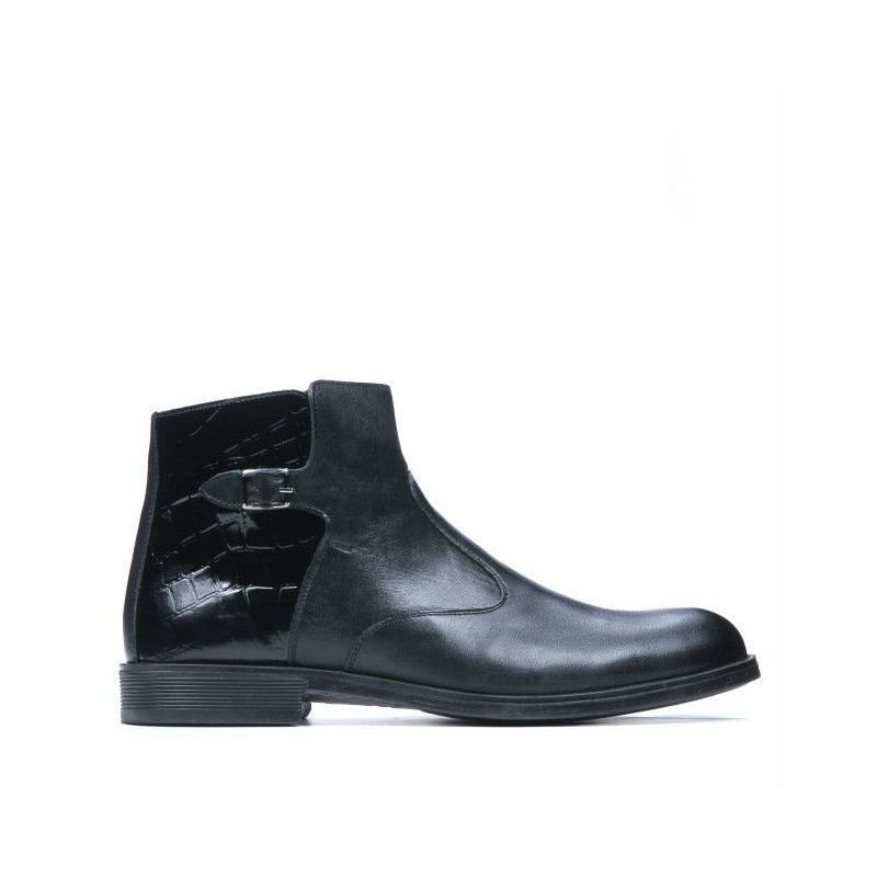 Buty męskie 488 czarno-komibowane
